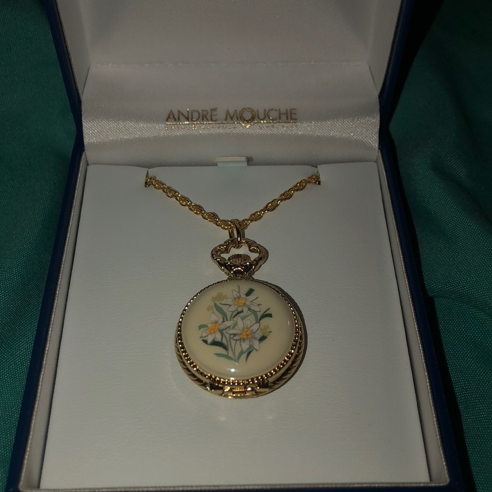 Andre Mouche Watch Necklace